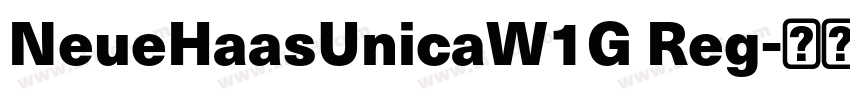 NeueHaasUnicaW1G Reg字体转换 NeueHaasUnicaW1G Reg字体转换